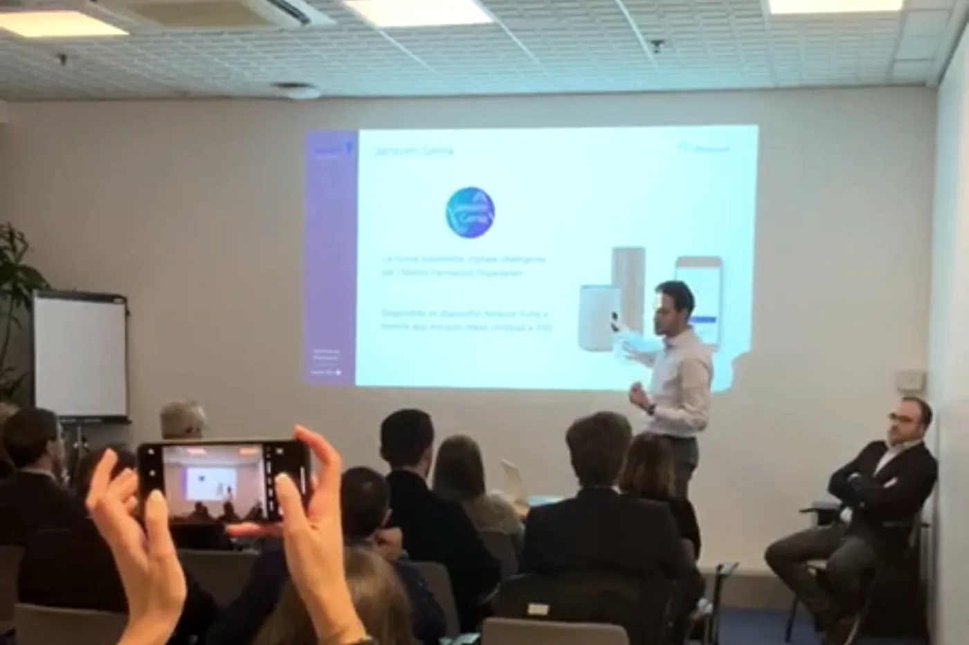 Presentazione della skill vocale sviluppata per un cliente del settore pharma, 2018